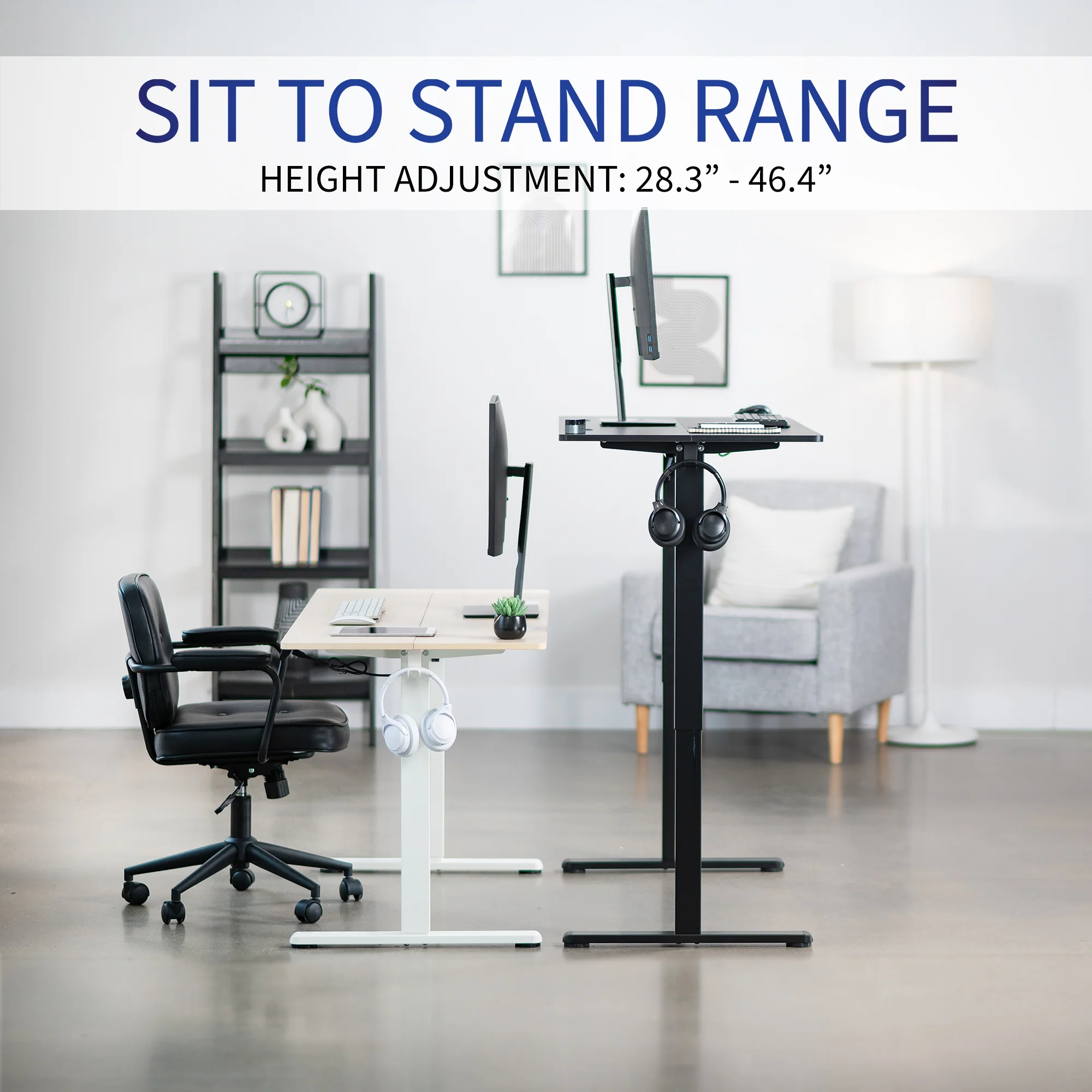 E155 Series - 55" x 24" Electric Desk - Image 4