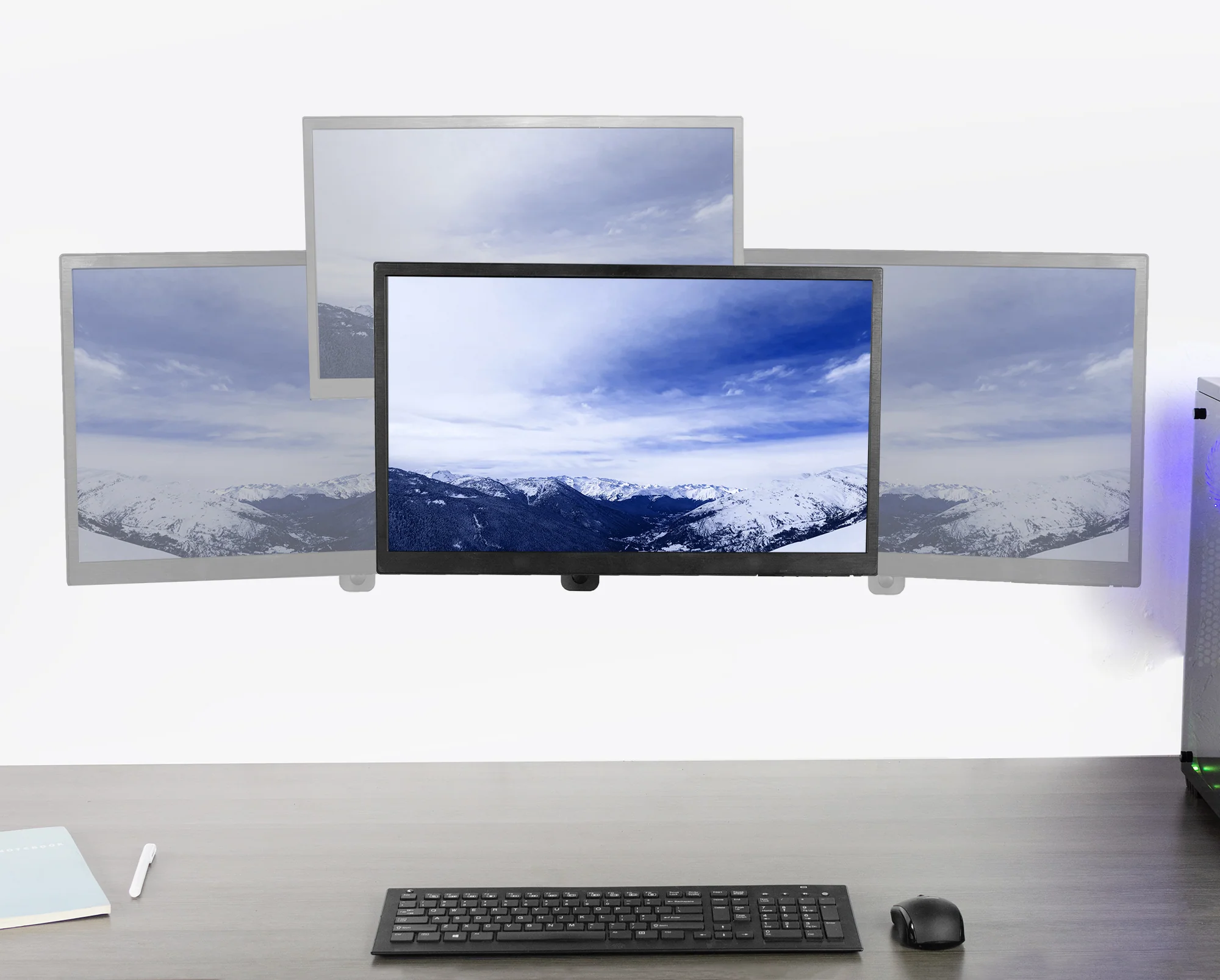 Premium Aluminum Single 17" to 32" Monitor Wall Mount - Image 10
