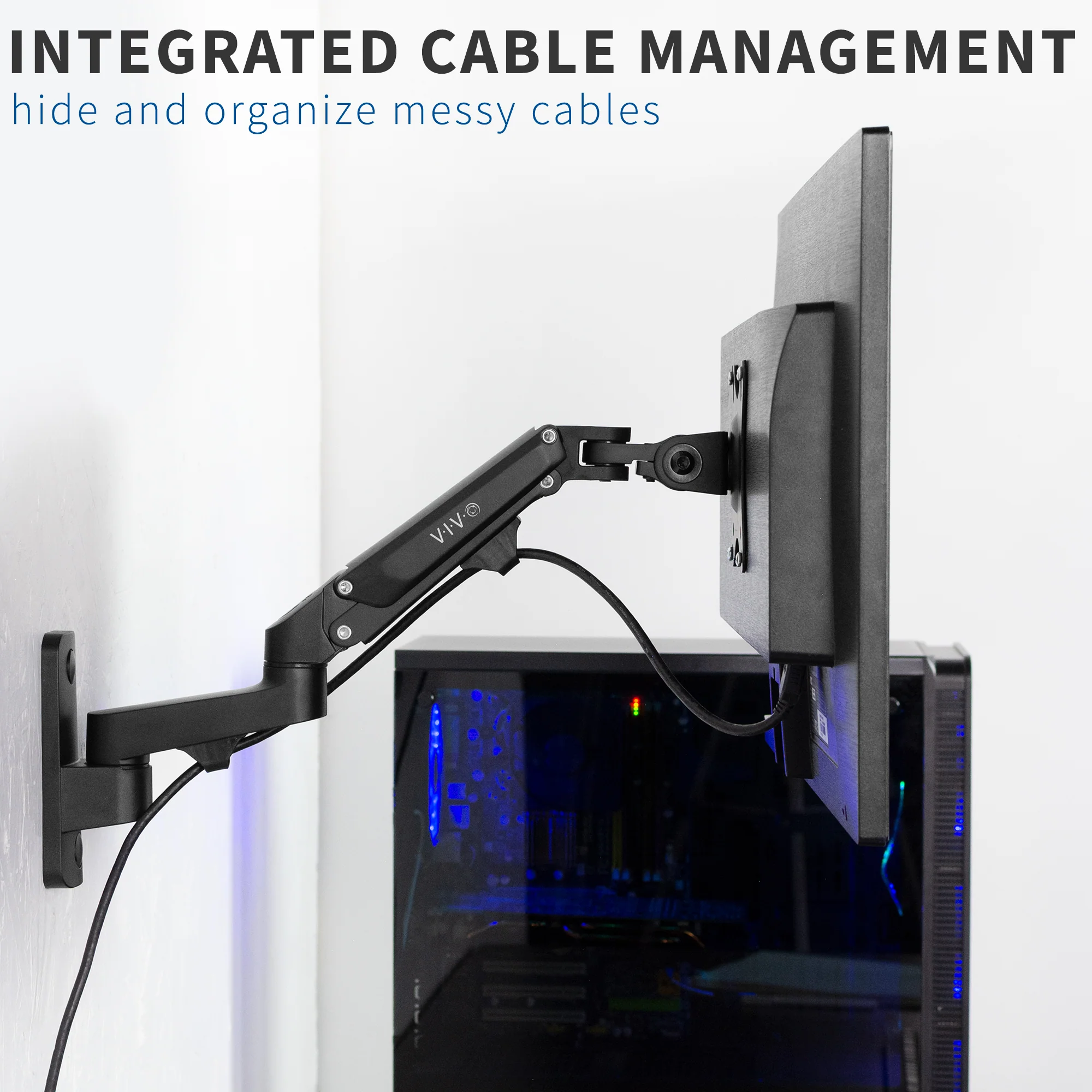 Premium Aluminum Single 17" to 32" Monitor Wall Mount - Image 9