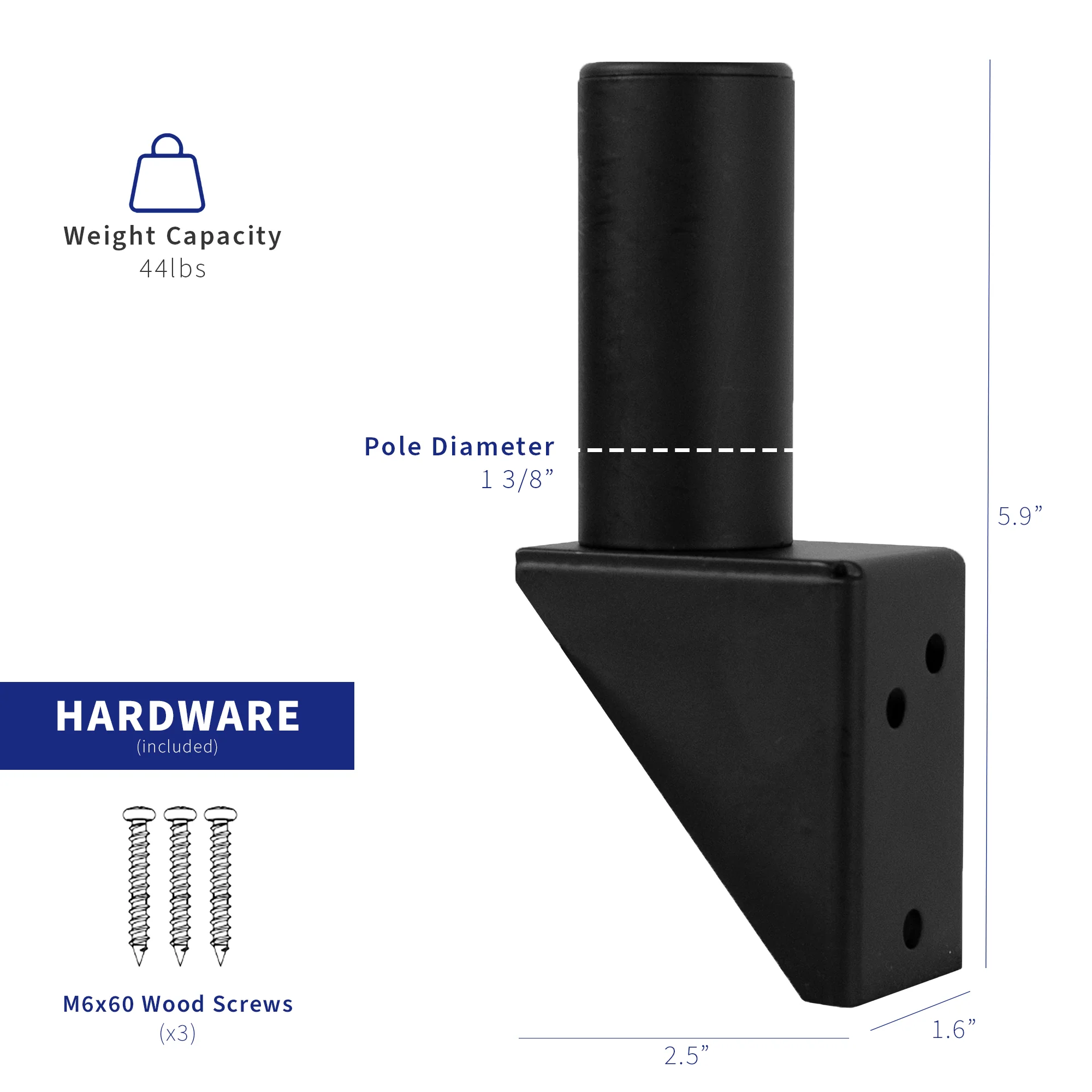 Monitor Mount to Wall Conversion Bracket - Image 3