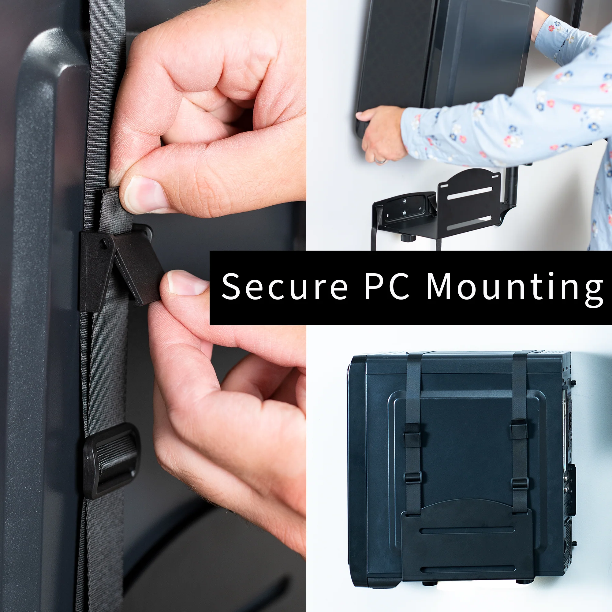Single 17” to 32” Monitor Sit to Stand Wall Mount Workstation - Image 5