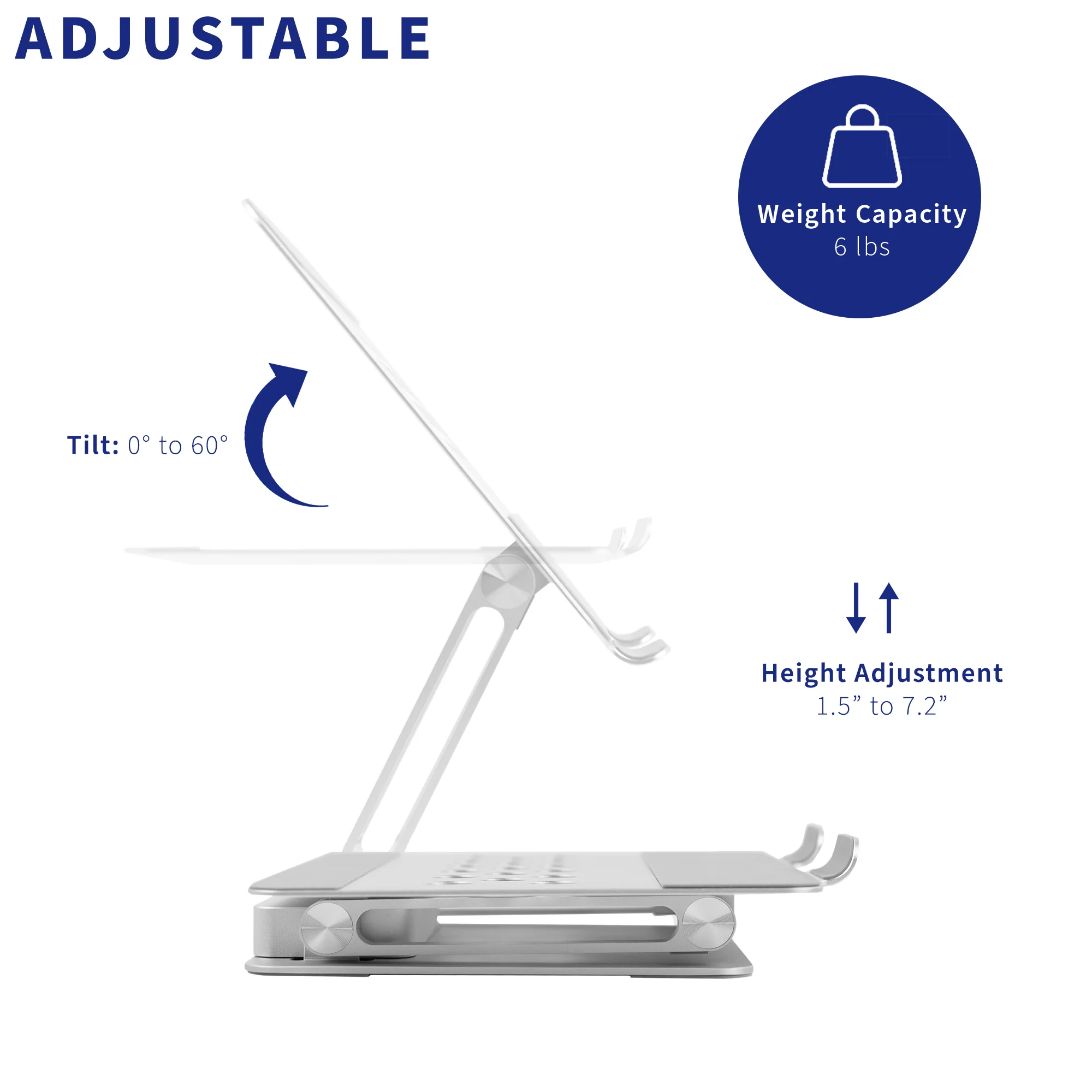 Aluminum Laptop Riser Docking Station - Image 5
