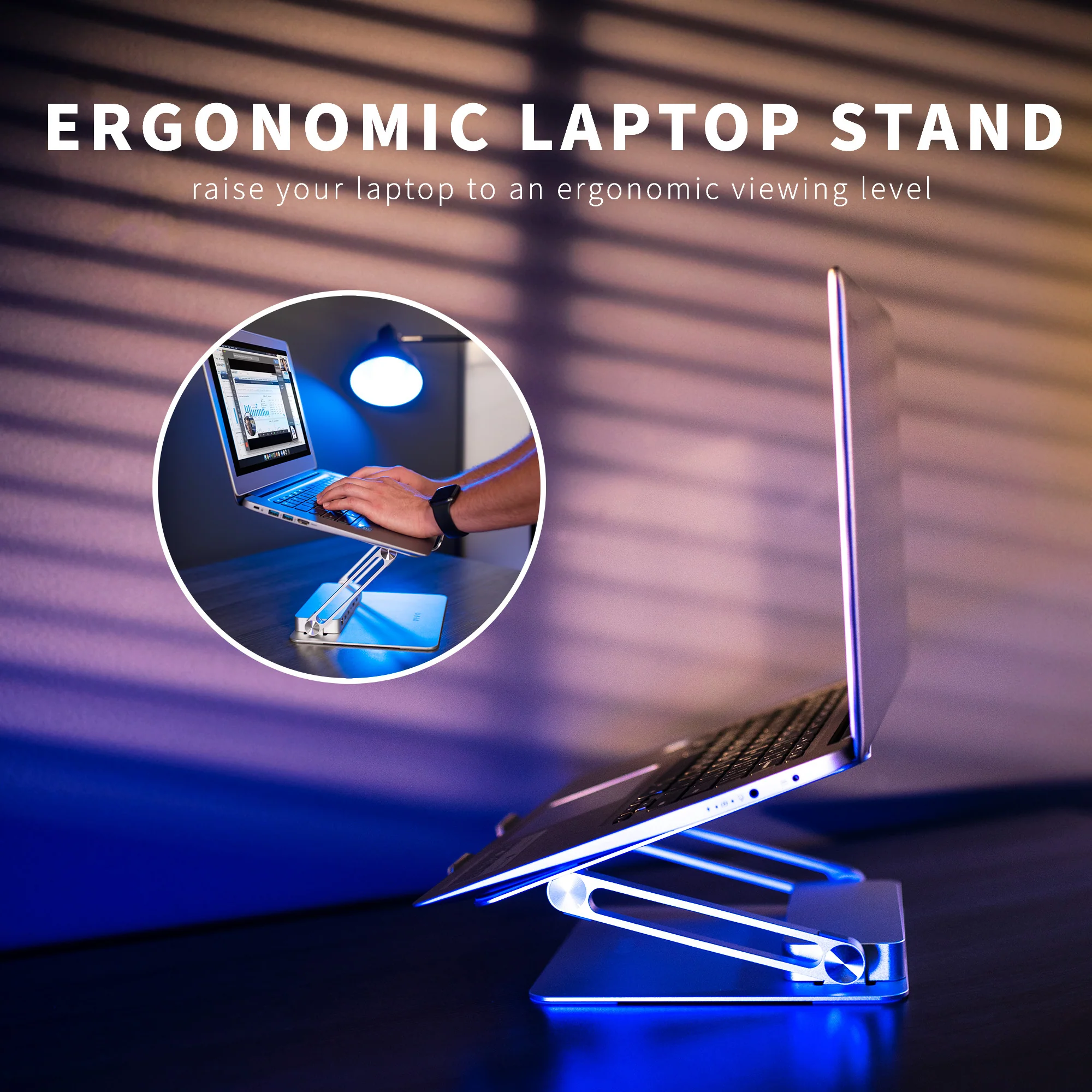 Aluminum Laptop Riser Docking Station - Image 7