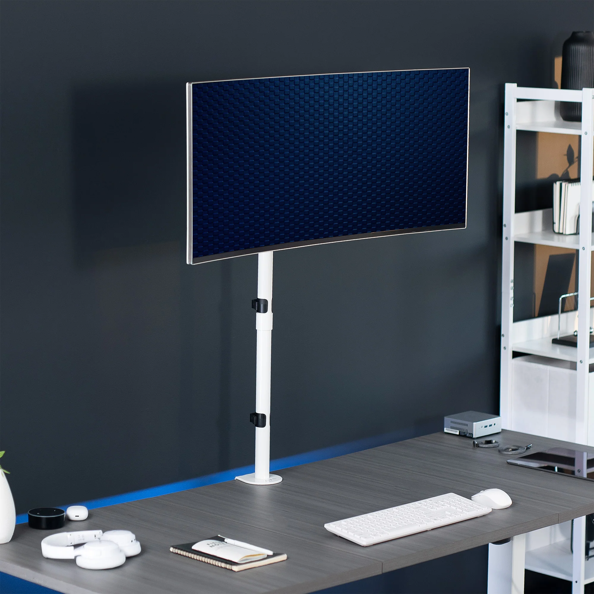 Single Monitor Extra Tall Desk Mount - Up to 38" Screens - Image 10