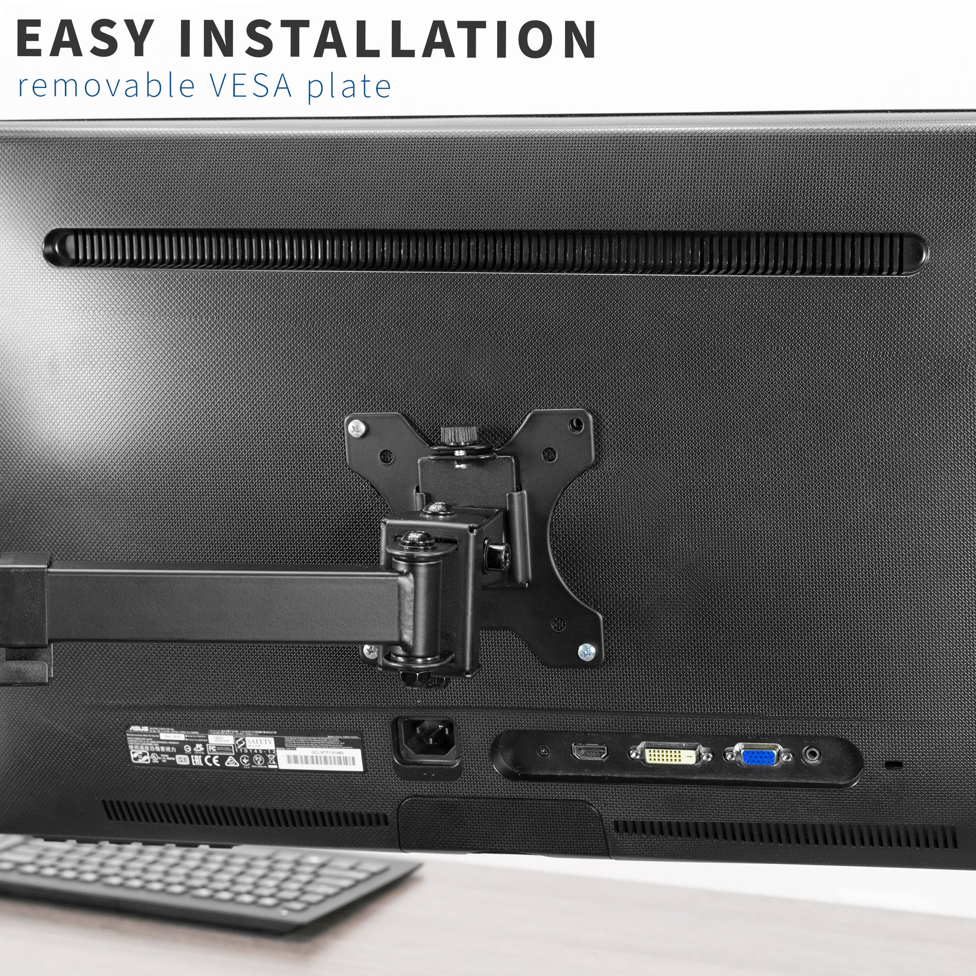 Quad 13” to 24” Monitor Desk Mount - Image 8